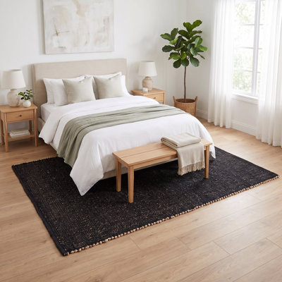 Colston Jute and Cotton Braided Farmhouse Rug