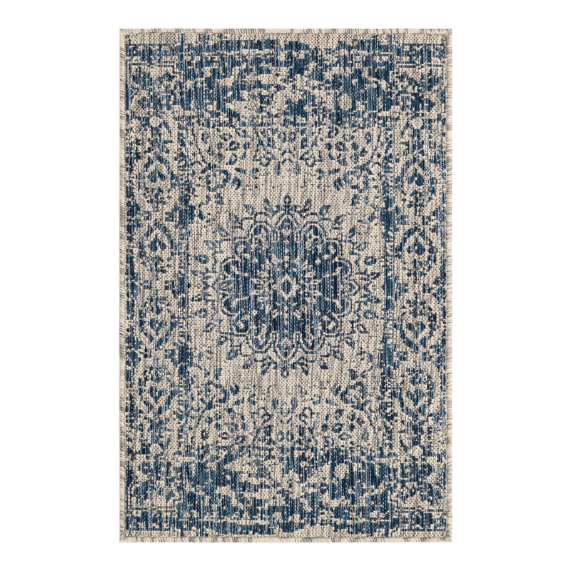 Ornate Lamotte Indoor/Outdoor Area Rug, Rectangle 2' x 3'1"
