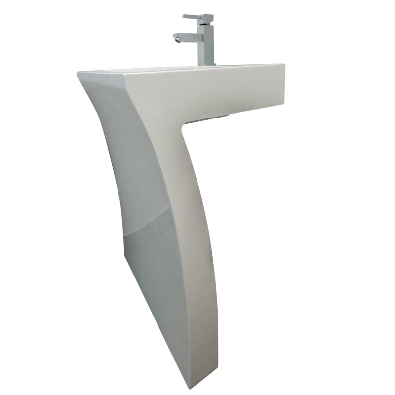 Cedar Falls 22"Pedestal Sink with Overflow