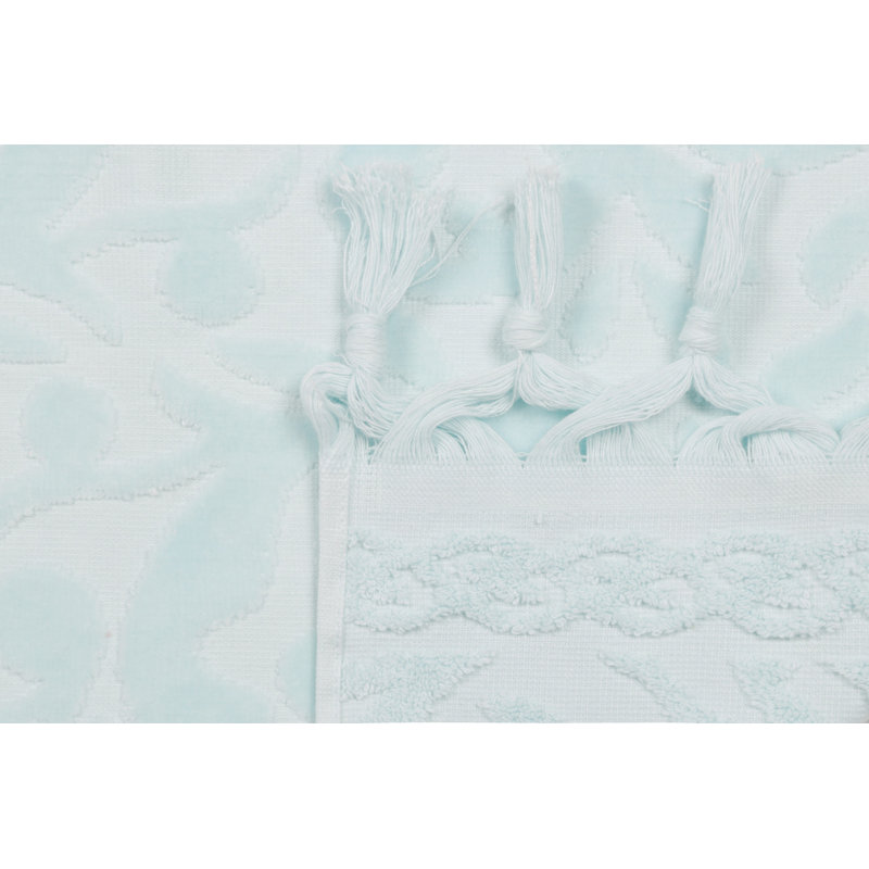 Débarbouillette 100% coton Greenburgh, Bleu