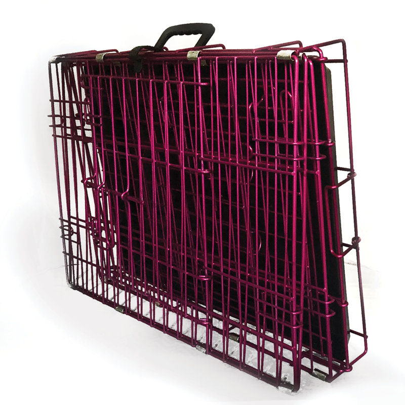 Caisse Bernadea, H 33 po x l 30 po x P 49 po, Rose