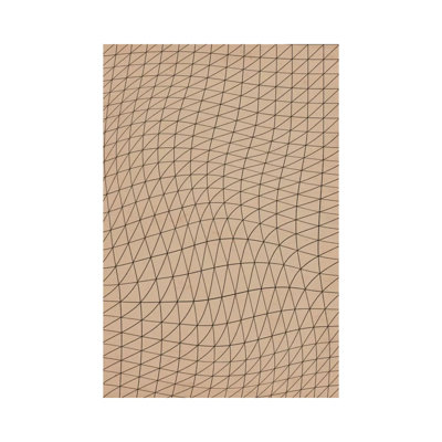 Wavy Lines Ll - Wrapped Canvas Print