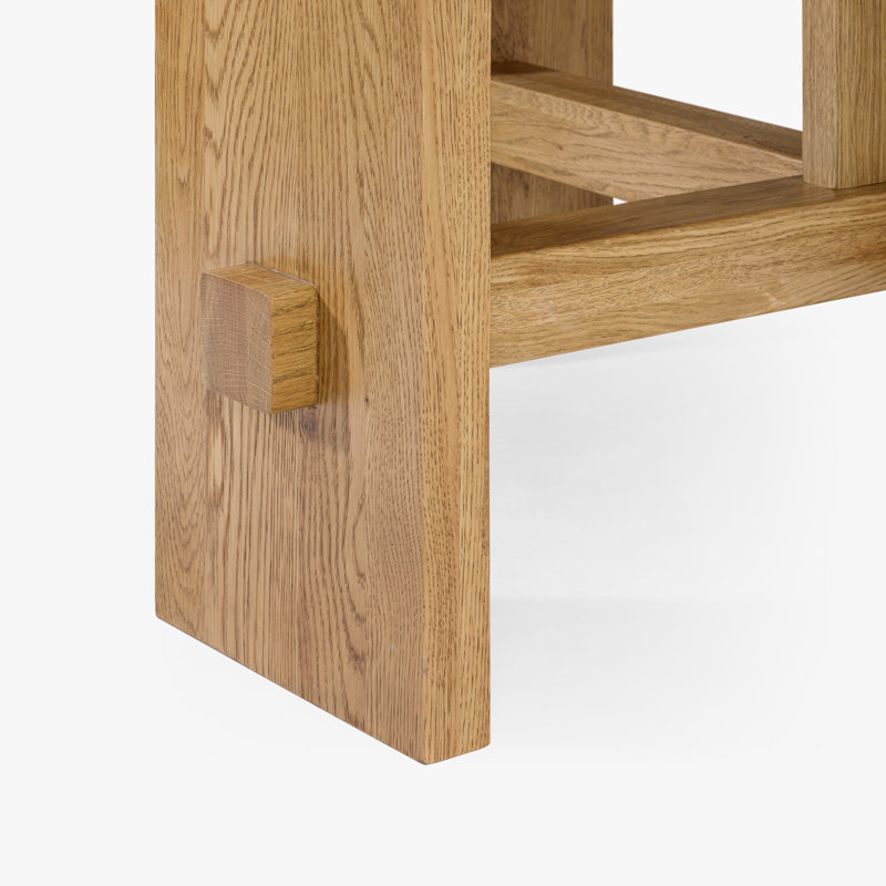 Lenna 60'' Light Brown Oak Round Dining Table