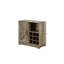 Solid Wood Cabinet/Enclosed Storage Wine Bottle Rack-853837410