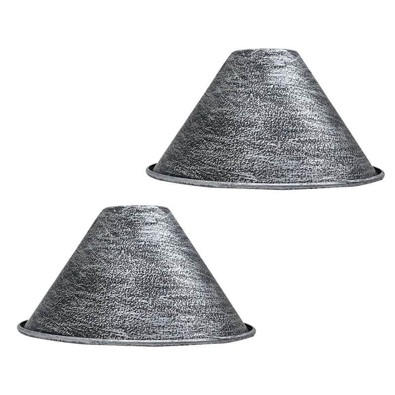 Lyndsie 10cm H Metal Lamp Shade ( Uno ), Brushed Silver