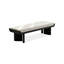 Banc rembourré en bois massif noir-1233421003