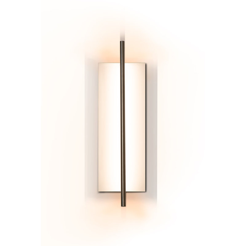 Merus 22" LED Dimmable Wall Sconce, 120V AC, Dark Stained Walnut, 2700K