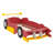 Race Car-Shaped Platform Bed With Wheels-264684158