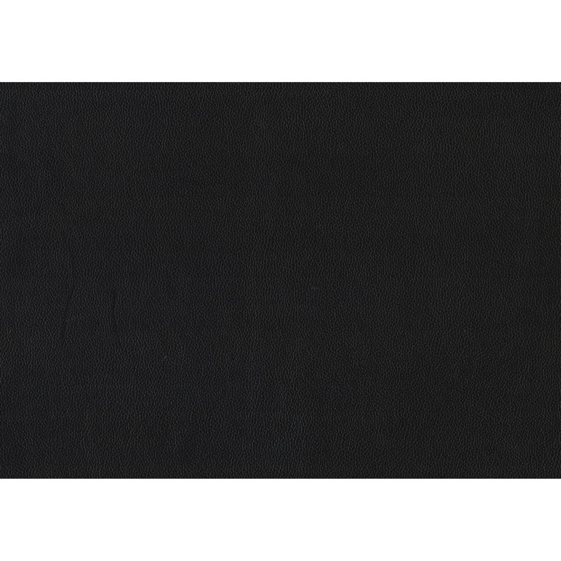 Canapé inclinable double en cuir fleur Hanna, 87 po Hanna, Électrique - Bouton-poussoir, Noir