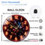 Horloge murale en verre Neon
