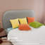 Previlon Lemon Yellow Square Throw Cushion Cover-657513724