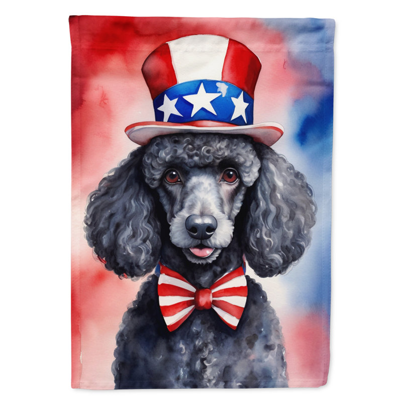 Drapeau patriotique de la maison américaine, Caniche noir