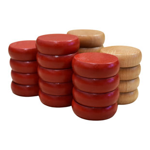 Crokinole Discs (Small Discs - 1 1/8 Inch Diameter (2.9cm)) (Set of 26)