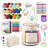 Hearth & Harbor Crochet Kit, Includes Bag, Cotton Crochet Yarn, Hooks, USB Port, Tutorials and More
