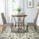 Konieczny Round Metal Base Dining Table