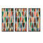 «Retro Abstract Drop», reproduction de cadre photo sur toile 3 pièces-267941621-267941618