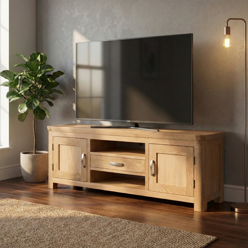 Baylor Unfinished TV Stand for TVs up to 65"