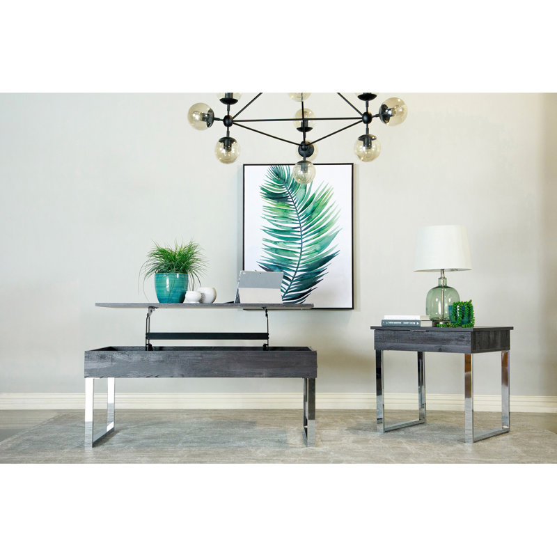 Table de bout avec rangement Hampton
