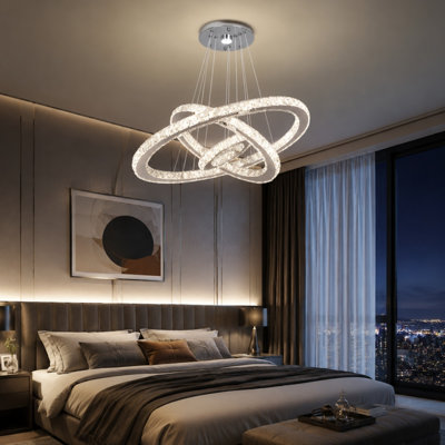 3 - Light Unique/Statement LED Chandelier