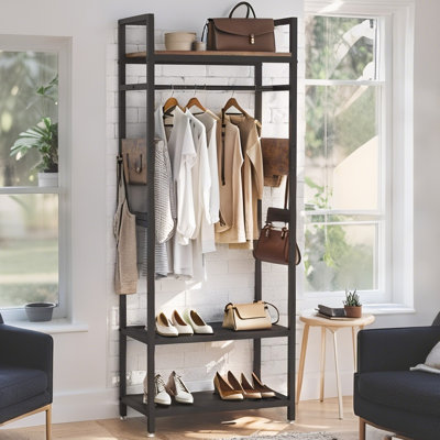 Freestanding Clothing Racks, Small Entryway Coat Garments Rack