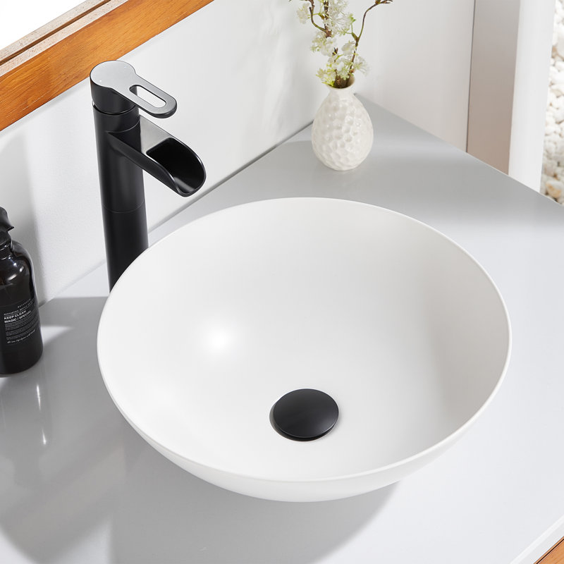 Lavabo vasque en céramique 16 po Modern