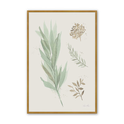 «Earthy Greens in Bloom I»