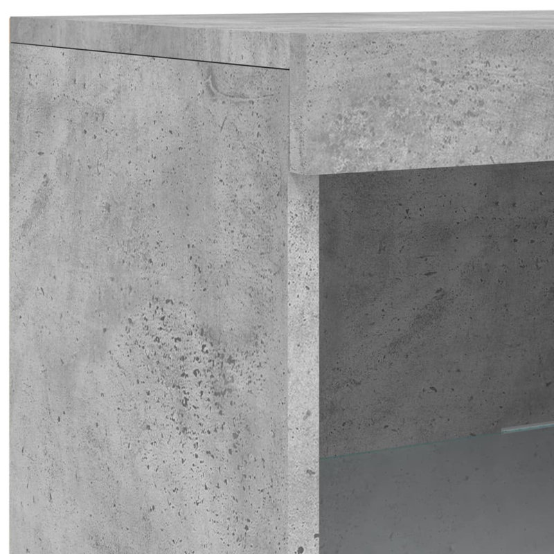 Basilios 41cm Sideboard, Concrete Grey