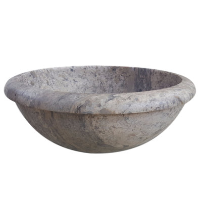 TashMart 16'' Stone Circular Bathroom Sink