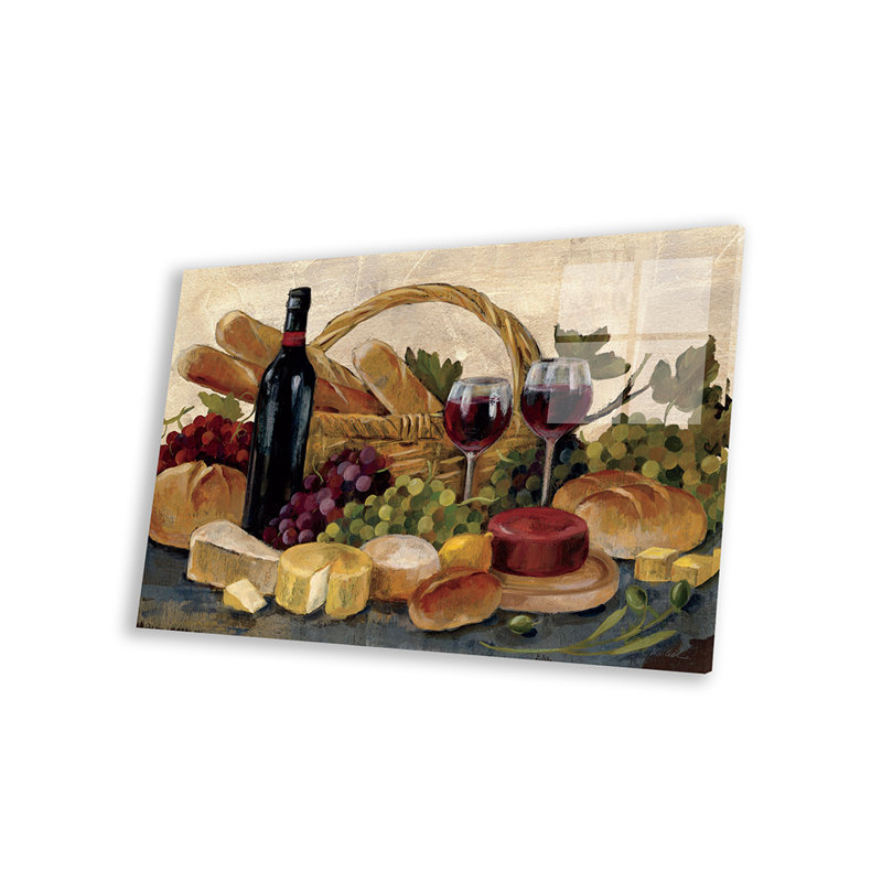 «Tuscan Evening Wine» par Silvia Vassileva, impression sans cadre, H 16 po x l 24 po x P 0,25 po