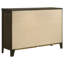 Ensemble de chambre à coucher simple 5 pièces Majeski cacao foncé-2141058945
