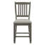 Chaises à hauteur de comptoir, ensemble de 2 pièces, meubles de salle à manger, siège rembourré, chaises en bois, style classique