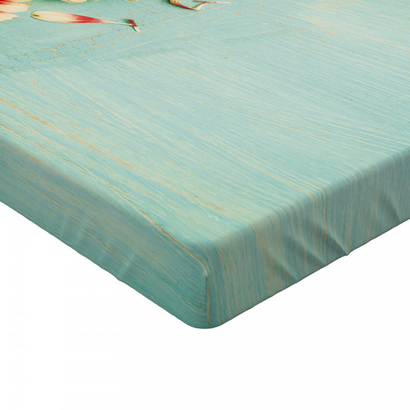 Microfiber Floral Fitted Sheet, Full Fitted Sheet