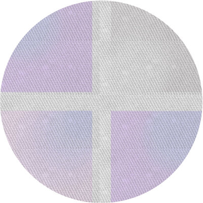 Tapis de zone mauve à motifs Hoelscher