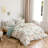 Emmanouil Floral Duvet Cover Set, 100% Washed Cotton,  Soft & Breathable-718667471