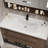 Light luxury retro and simple bathroom cabinet