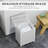 HOMCOM Bamboo Laundry Hamper With Lid-515336537-515336535