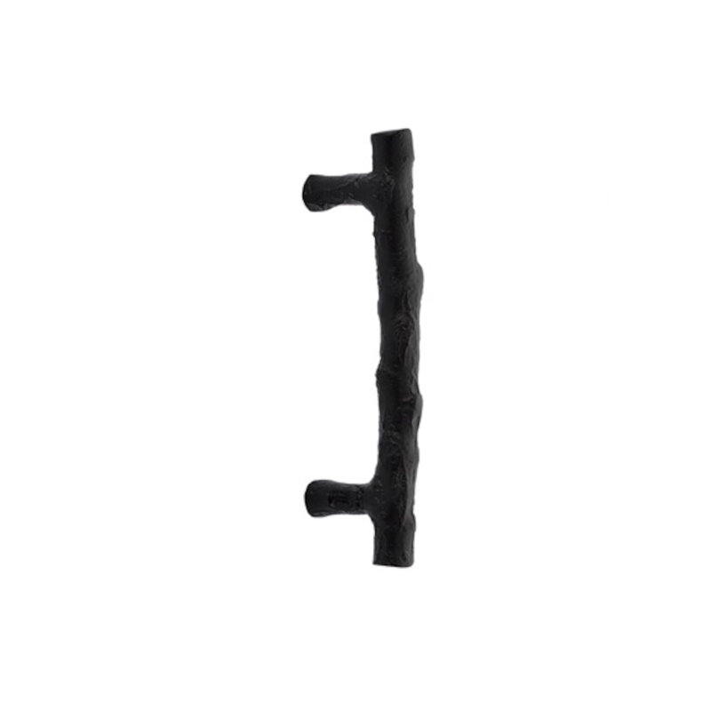 Twig 4" Center to Center Novelty Pull, 6", Flat Black Bronze