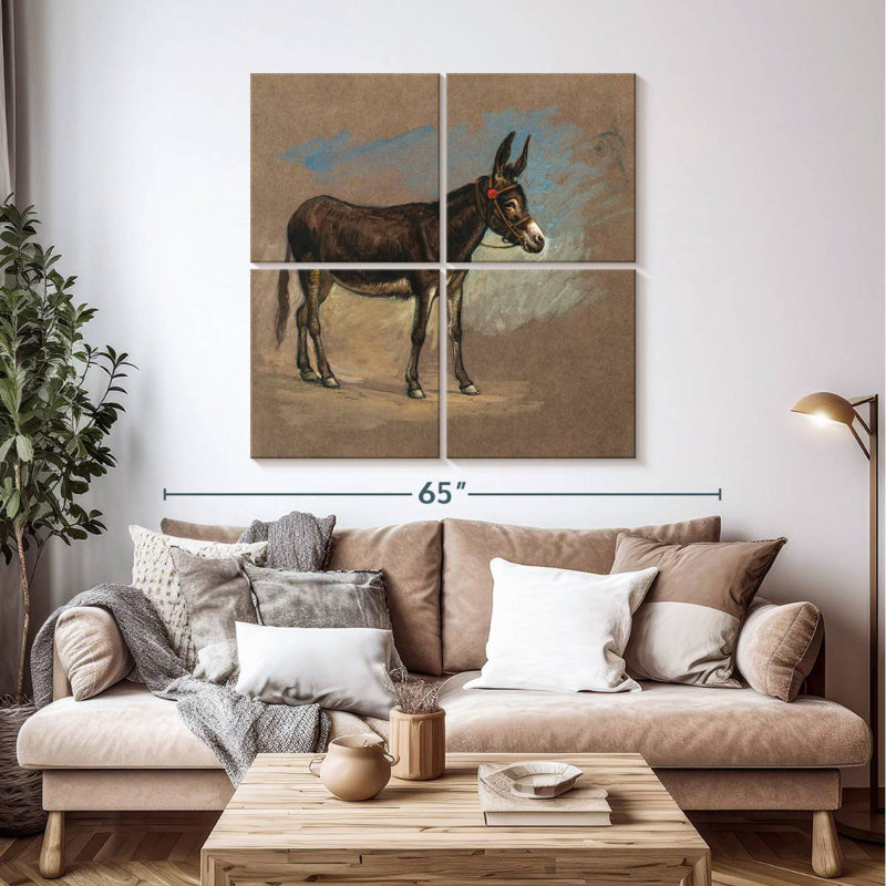 Étude Brampt. Une mule