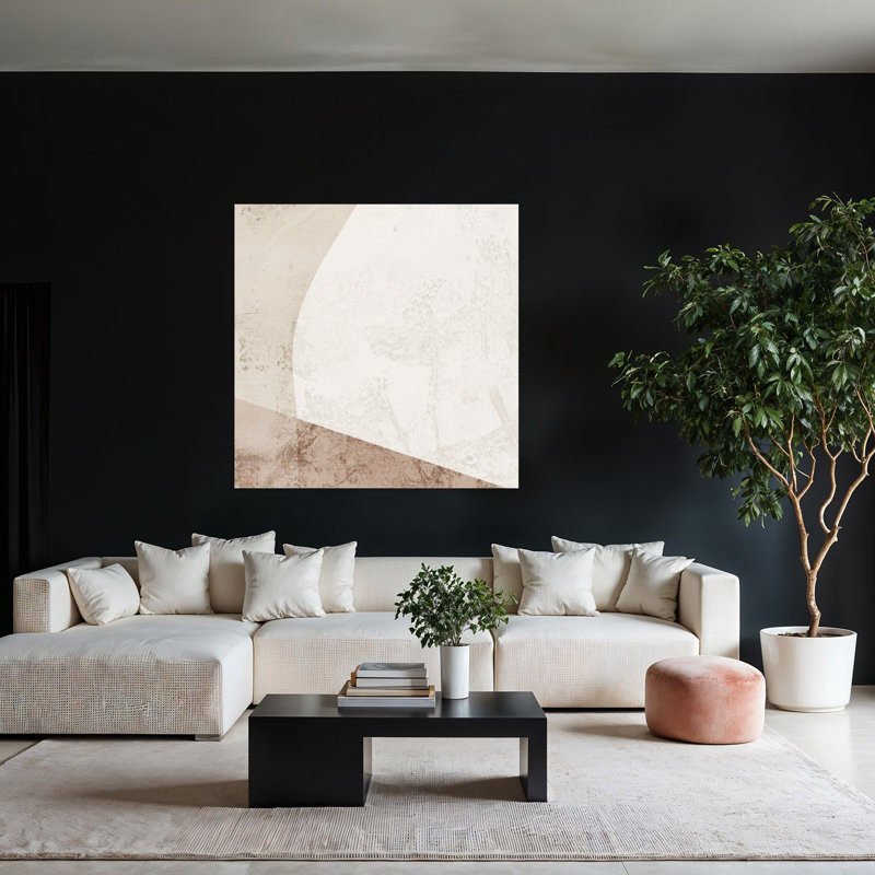Art contemporain, art contemporain abstrait, H 48 po x l 48 po