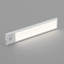 Barre lumineuse à capteur de mouvement à DEL sous-armoire avec pinces de fixation magnétiques Easton Home Magnetix de 8 po et à intensité variable, réglable en 3 parties en aluminium brossé (paquet de 2) pour la cuisine et le placard-130056820