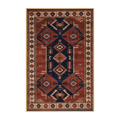 Tapis brun lavable à la machine