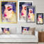 Mauve mannequin femme - reproduction d'art sur toile glam-301499545-301499548