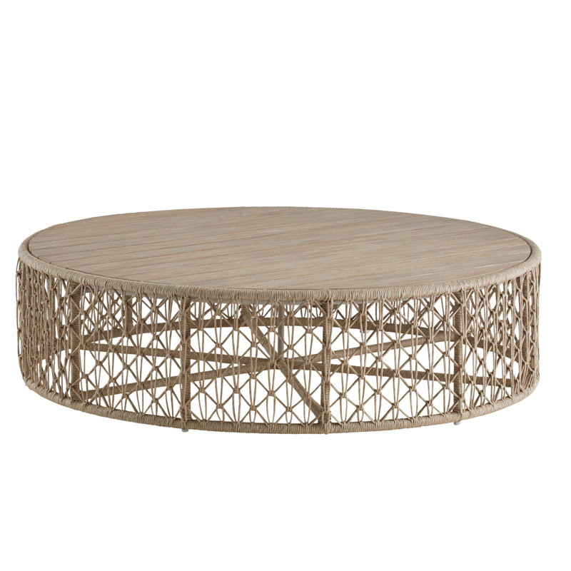Hugo Outdoor Round Teak Coffee Table
