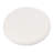 Lavish Home Round Storage Ottoman, White-1634515400