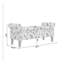 Repose-pieds avec accoudoirs roulés et garniture cloutée Conrad-129221303-129221306