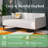 Broward 78.7"L Twin Daybed,  Boucle Upholstered Daybed With Sturdy Metal Frame-259270791