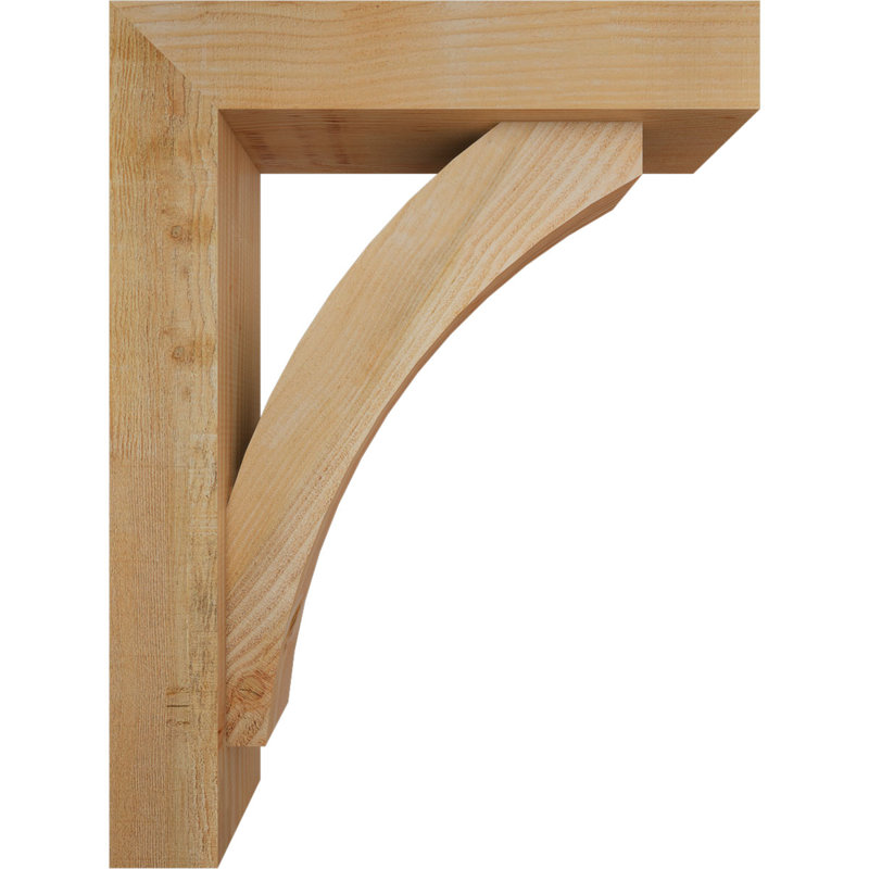 Support de bloc Thorton avec entretoise décalée, 32 x 24, Sapin Douglas de l 6 po (scié brut)