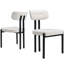Chaise d'appoint rembourrée (ensemble de 2)-777111218