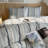 Farmhouse Colorful Pinstripe Washed Cotton Duvet Cover Set-124943815-124943811