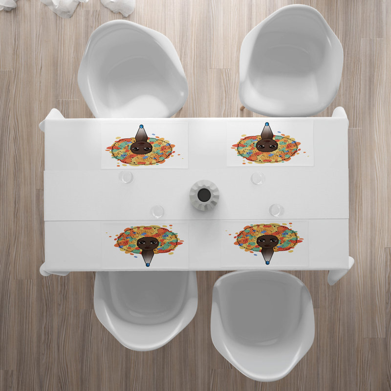 Polyester Abstract Rectangle Placemat
